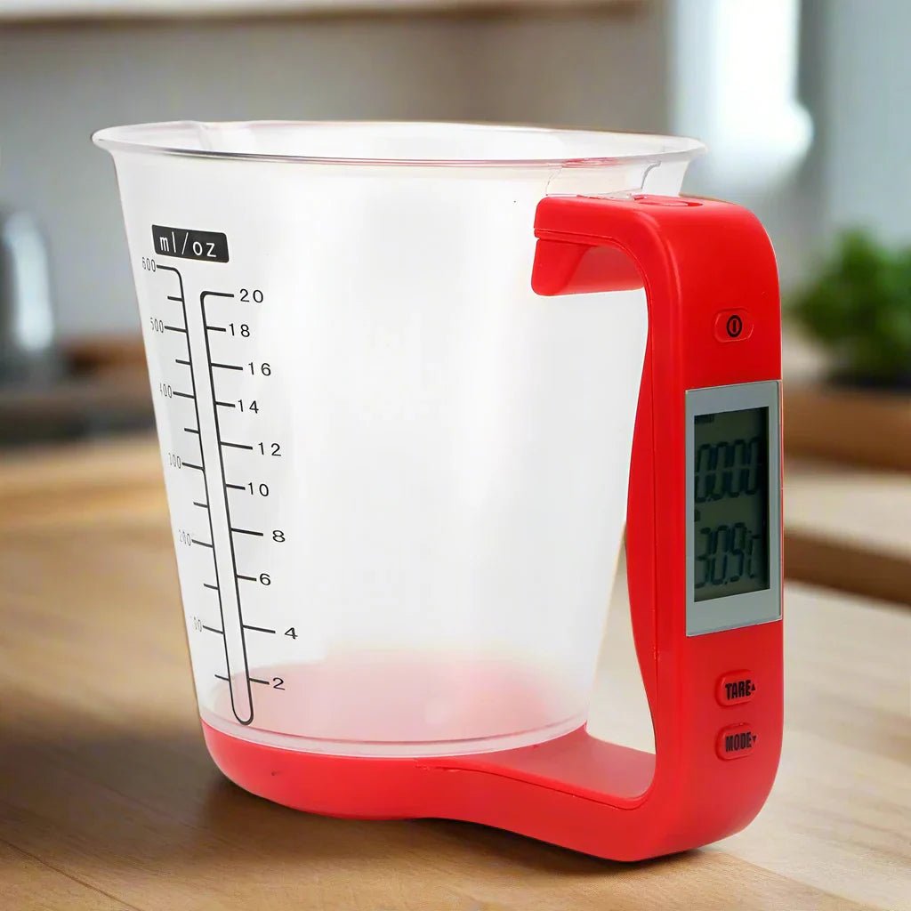 Balance de Cuisine - ElectronicCups™ - Rouge - Ma Cuisine Rusée