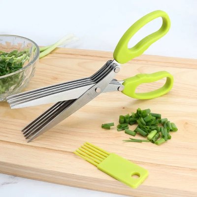 Ciseaux de Cuisine - MultiLayersScissor™ - Vert Clair - Ma Cuisine Rusée