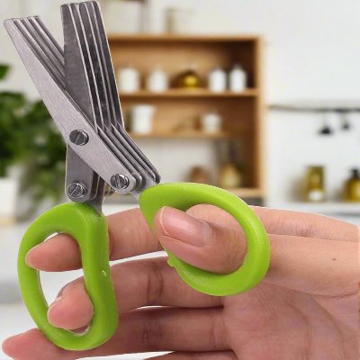 Ciseaux de Cuisine - MultiLayersScissor™ - Vert - Ma Cuisine Rusée