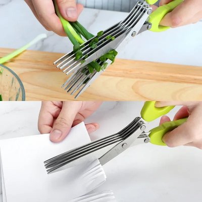Ciseaux de Cuisine - MultiLayersScissor™ - Vert Clair - Ma Cuisine Rusée