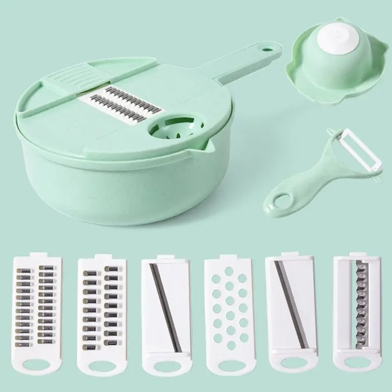 Hachoir Manuel - CutShredGrater™ - Vert - Ma Cuisine Rusée